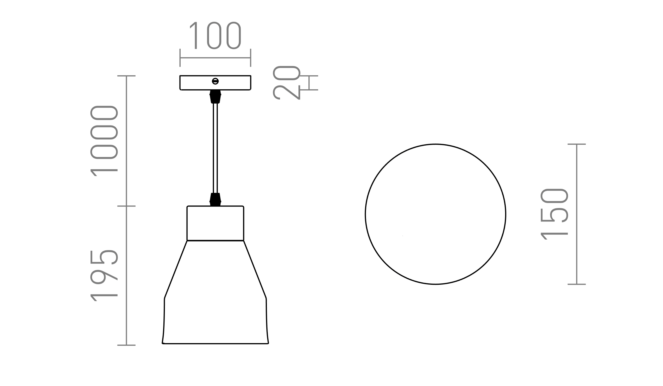 Termék vázlat – LEDRA FRUTTI függőlámpa zöld kerámia 230V LED E27 15W
