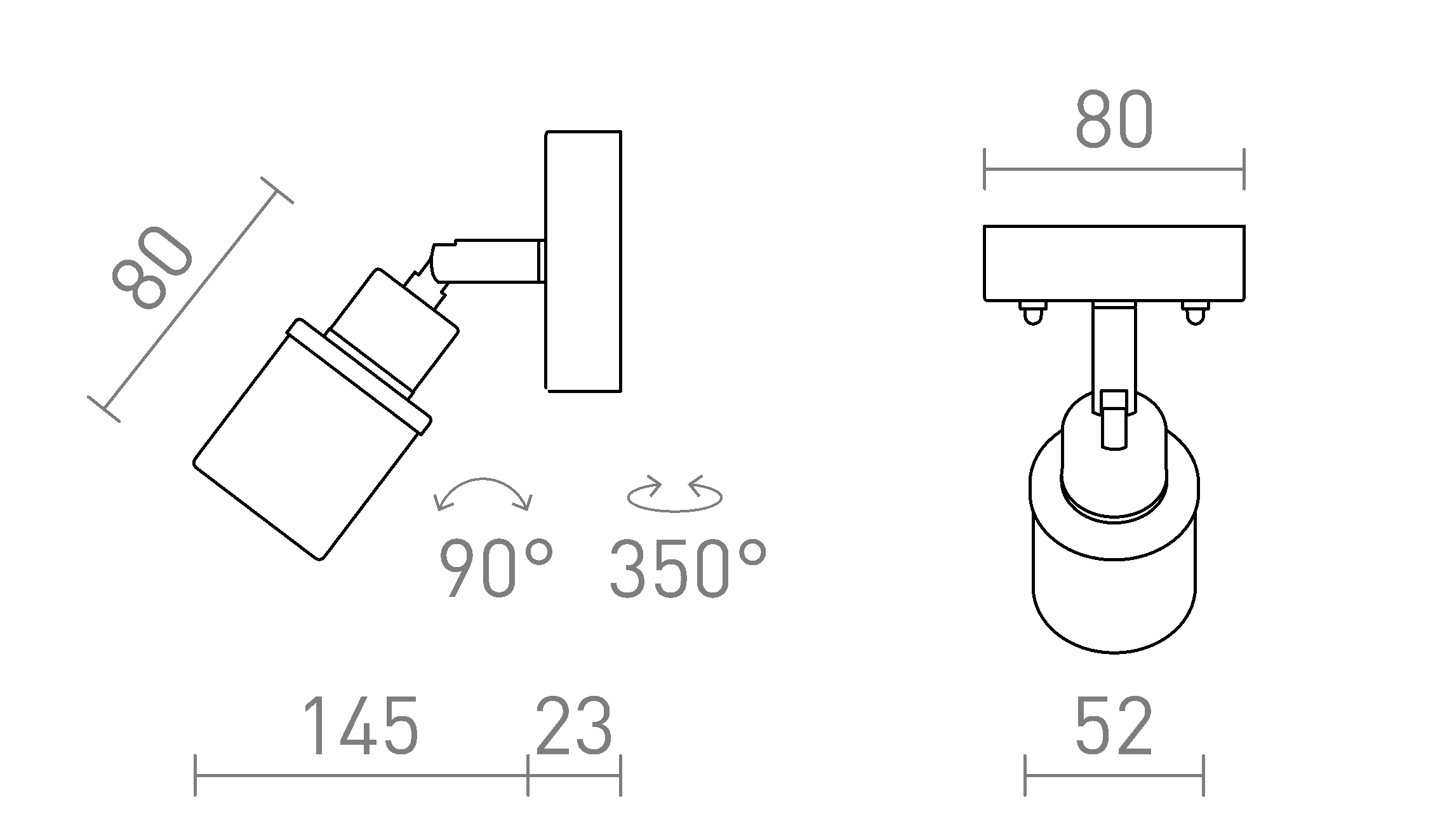 Termék vázlat – LEDRA LINN I fali lámpa opálüveg/króm 230V LED G9 3W IP44