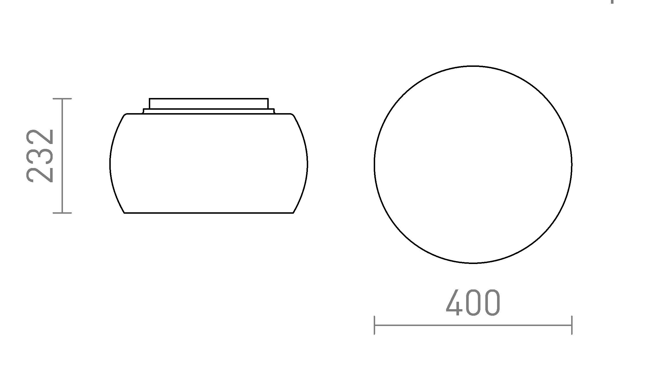 Termék vázlat – LEDRA AMANDA mennyezeti lámpa matt fekete füstös üveg 230V LED E27 3x15W