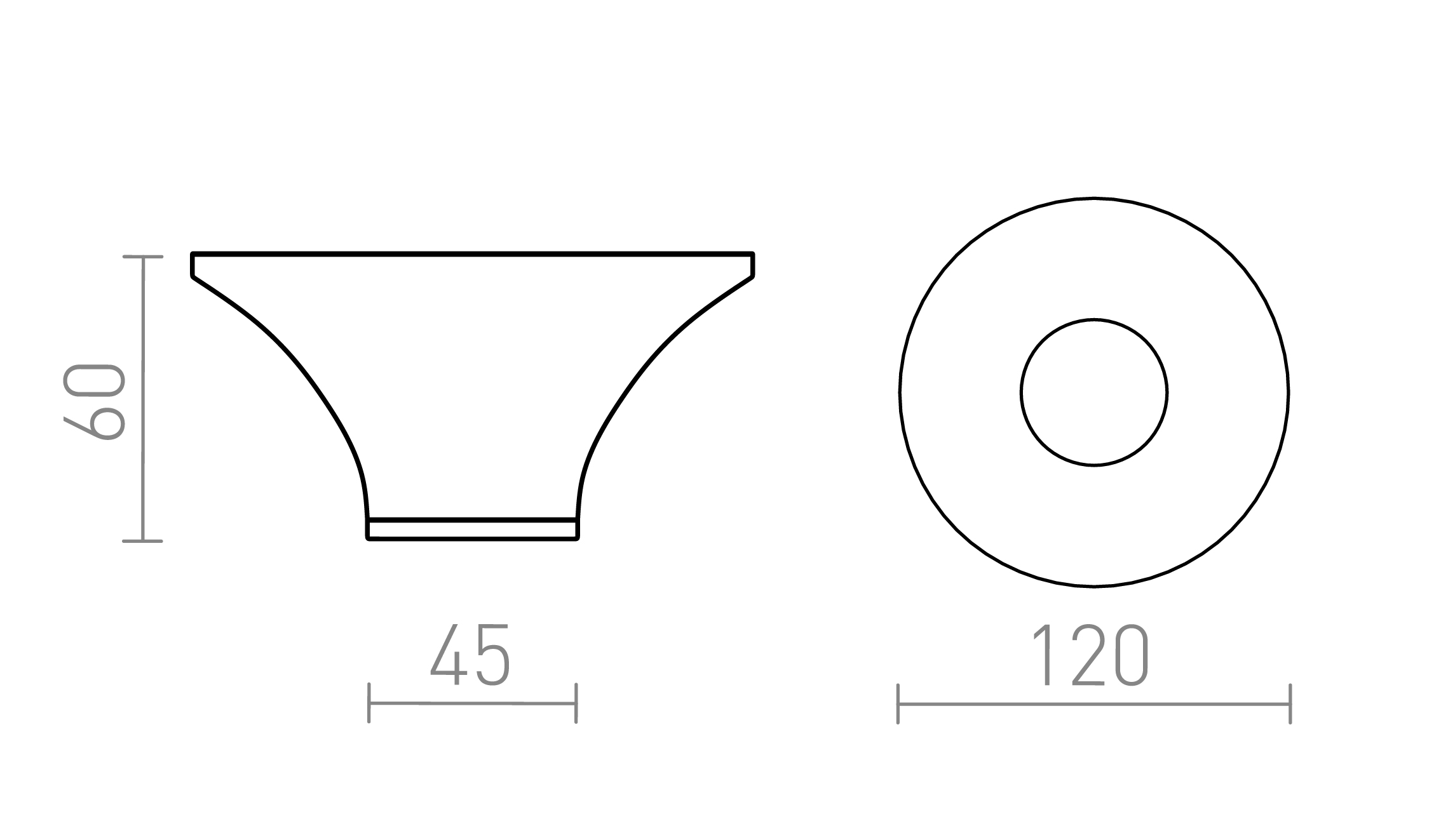 Termék vázlat – LEDRA BOY mennyezeti lámpa fekete műanyag 230V LED E27 11W IP44