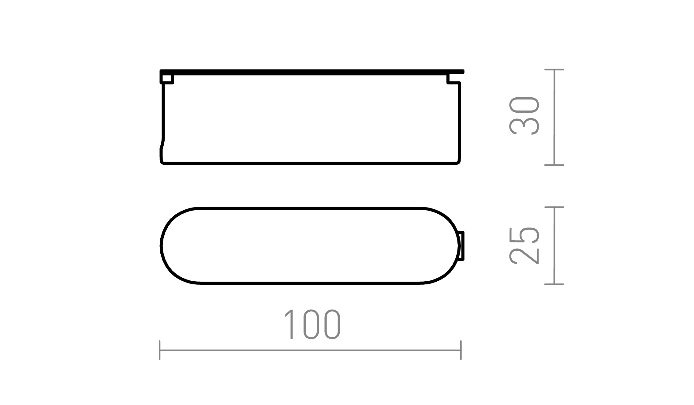 Termék vázlat – LEDRA VEGA doboz fekete