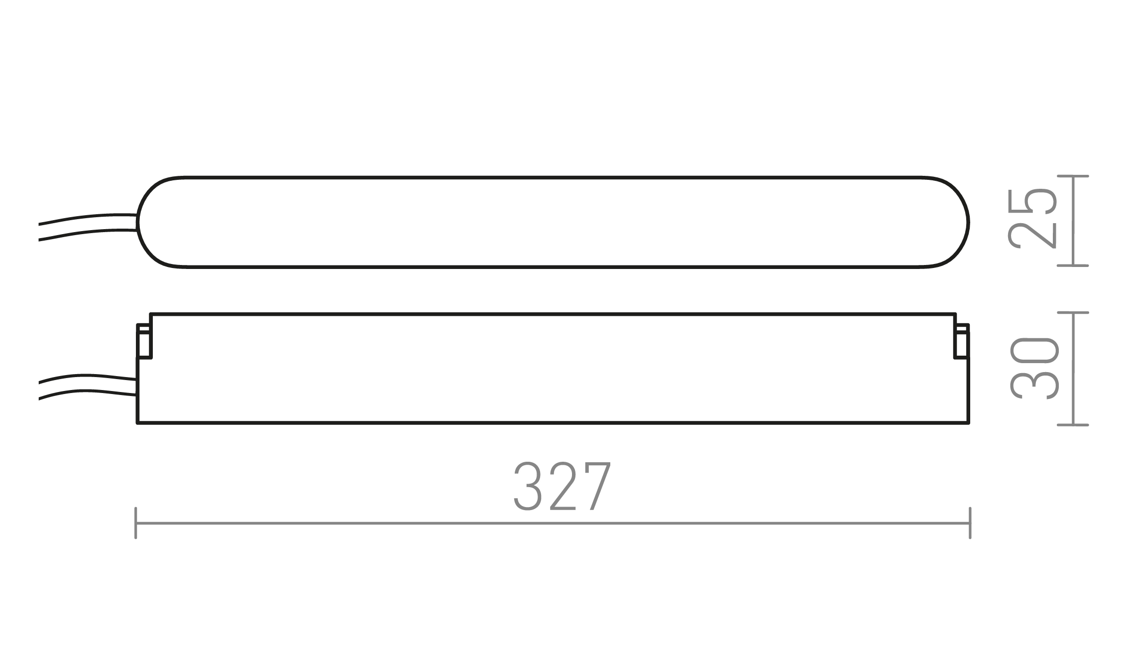Termék vázlat – LEDRA VEGA driver fekete 230V/24= 100W