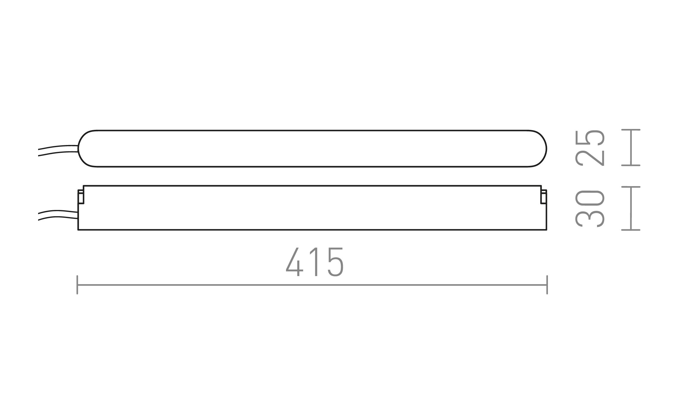 Termék vázlat – LEDRA VEGA TUYA DIMM driver fekete 230V/24= 100W