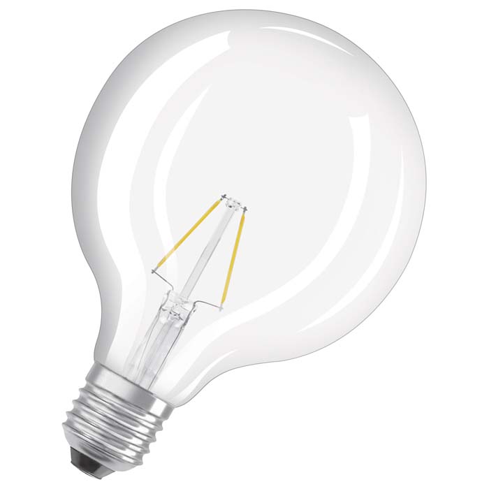 RENDL OSRAM Retrofit Globe 125 číra 230V E27 LED EQ25 2700K