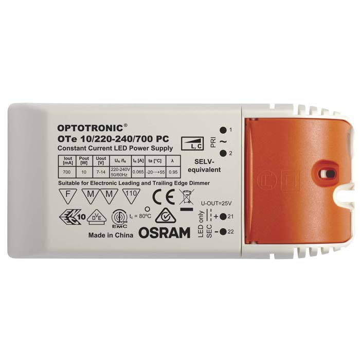 RENDL DRIVER LED 3x3W DIMM 700mA 10W