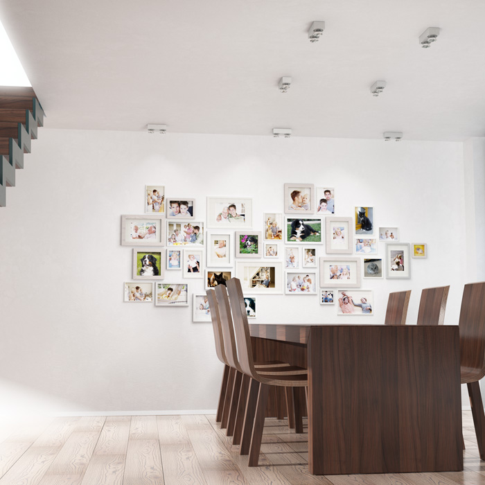 RENDL MARVEL II hliník 230V GU10 2x50W