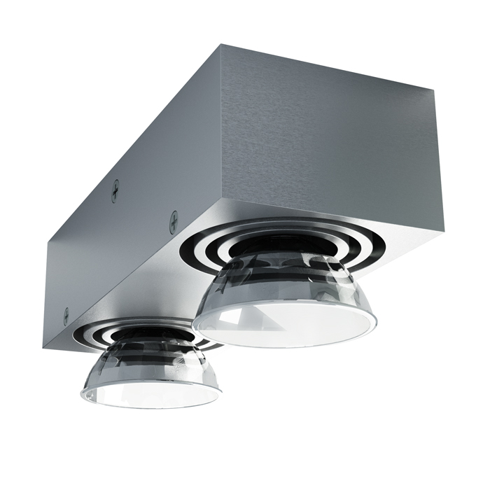 RENDL MARVEL nakláňacia hliník 230V GU10 2x50W