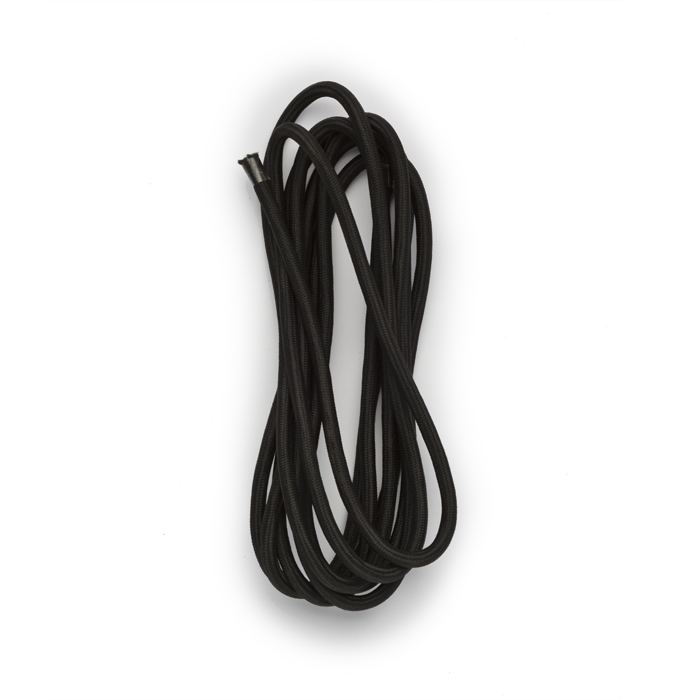 RENDL FIT 3x0,75 4m textilný kábel čierna 230V