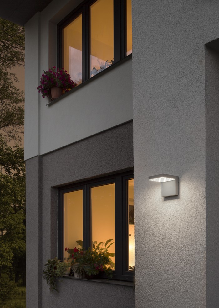 RENDL R10351 VECINO LED Outlet svietidiel, IP54 striebrosivá