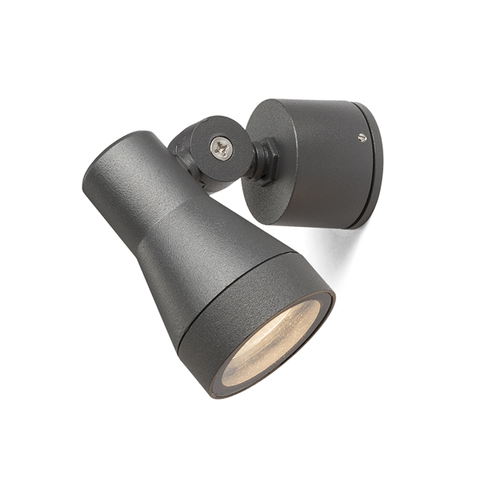 RENDL DIREZZA nástenná antracitová 230V GU10 35W IP54