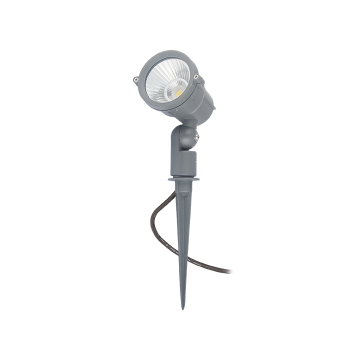 RENDL GARY LED na bodci šedá 230V LED 10W 45° IP65 3000K