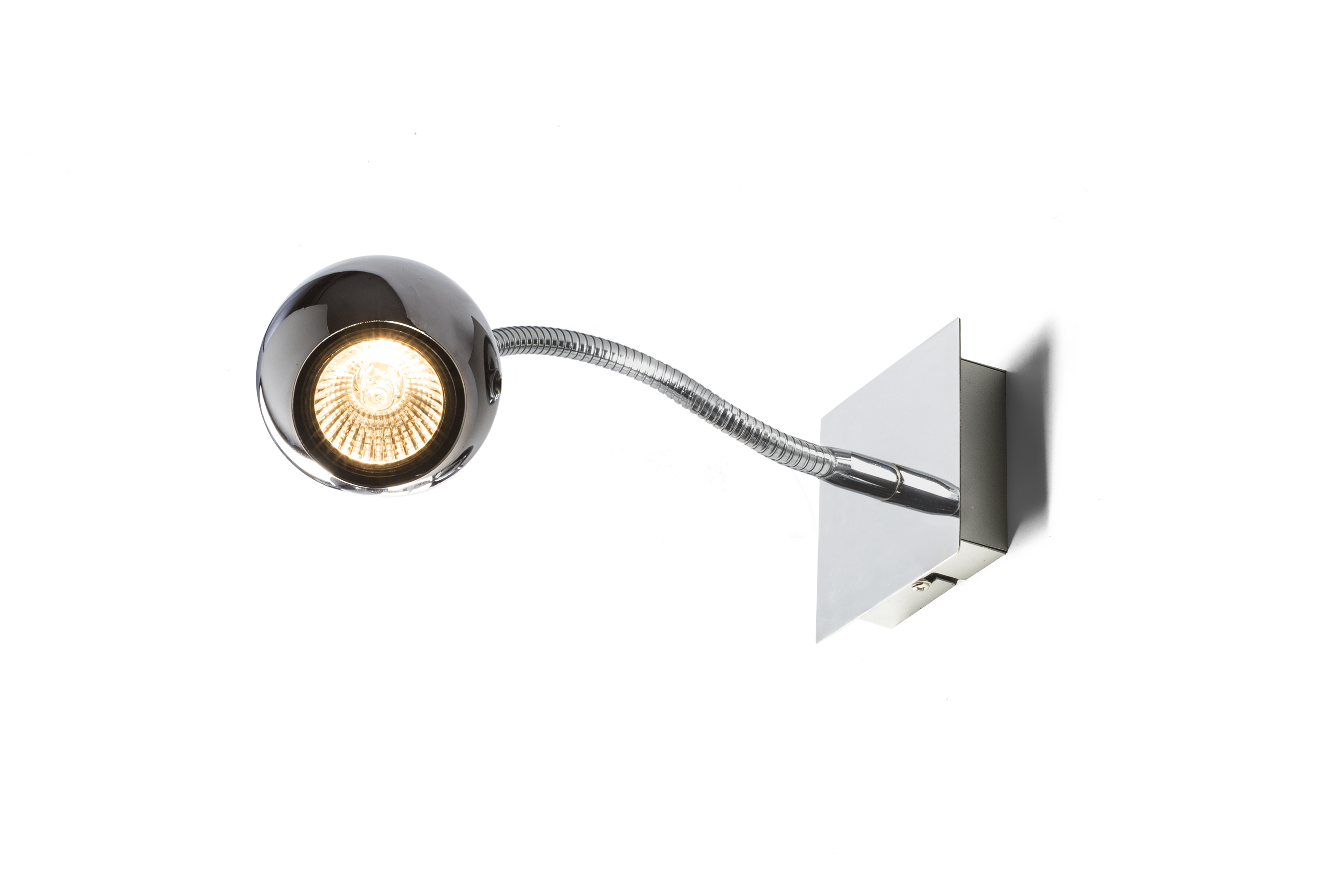 RENDL GLOSSY na husom krku chróm 230V LED GU10 8W