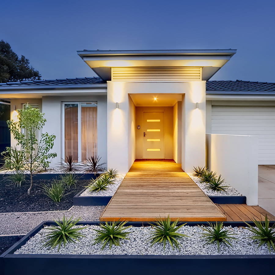 RENDL MIZZI II striebornosivá 230V LED GU10 2x8W IP54