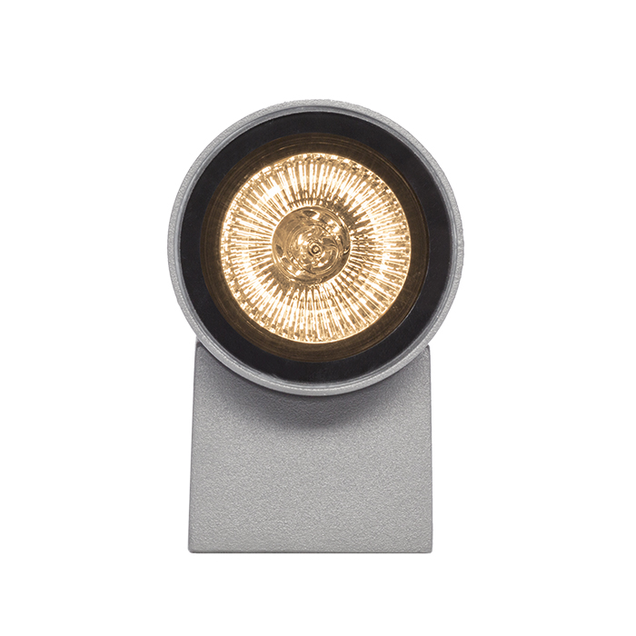 RENDL MIZZI I striebornosivá 230V GU10 35W IP54