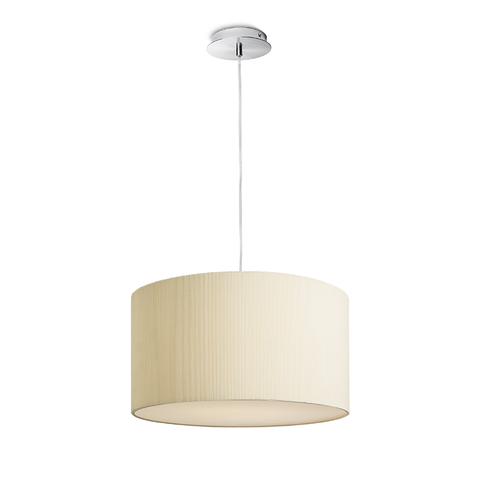 RENDL LALO 40 závesná krémová biela matný nikel 230V LED E27 3x15W