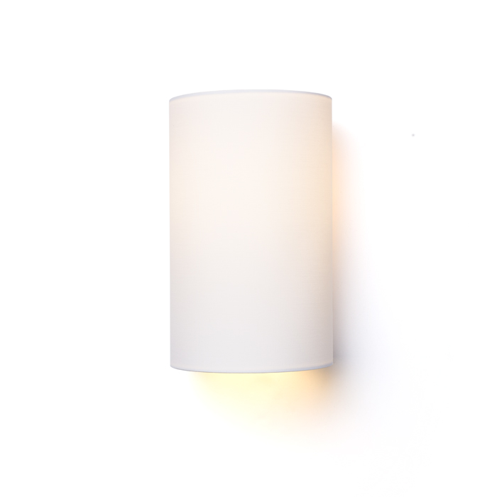 RENDL R11492 RON nástenná lampa, dekoratívne Polycotton biela/biele PVC