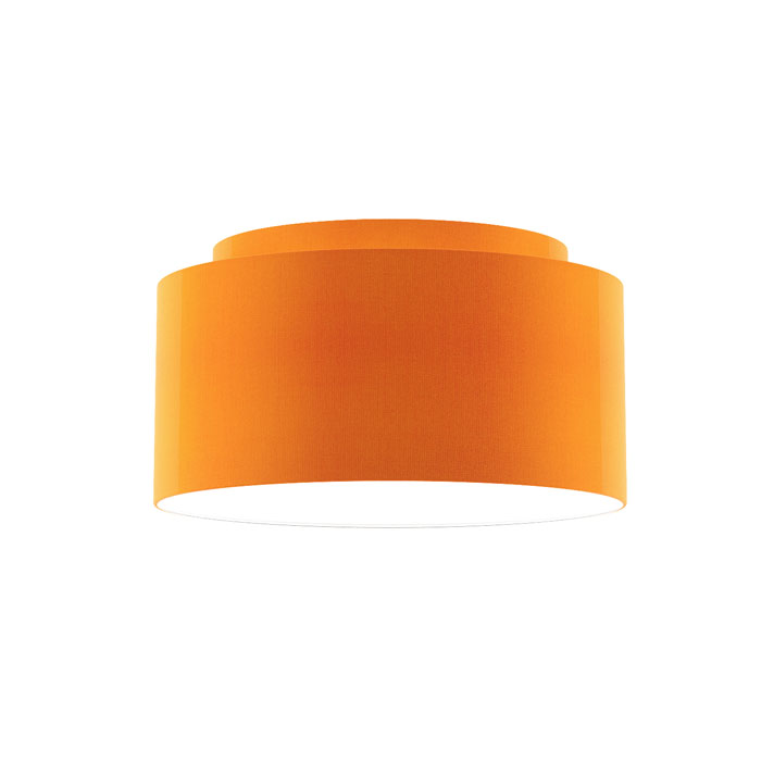 RENDL DOUBLE 55/30 tienidlo Chintz oranžová/biele PVC max. 23W