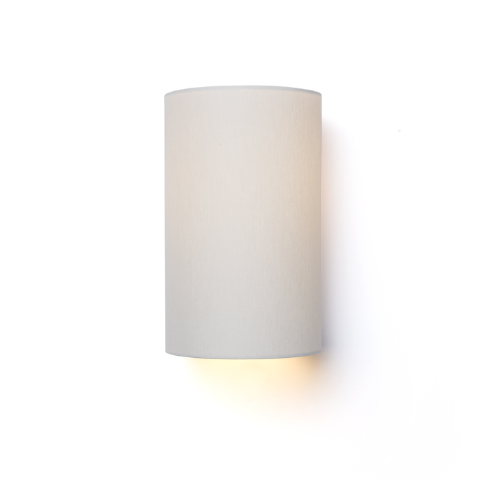 RENDL R11557 RON nástenná lampa, dekoratívne Chintz svetlosivá/biele PVC