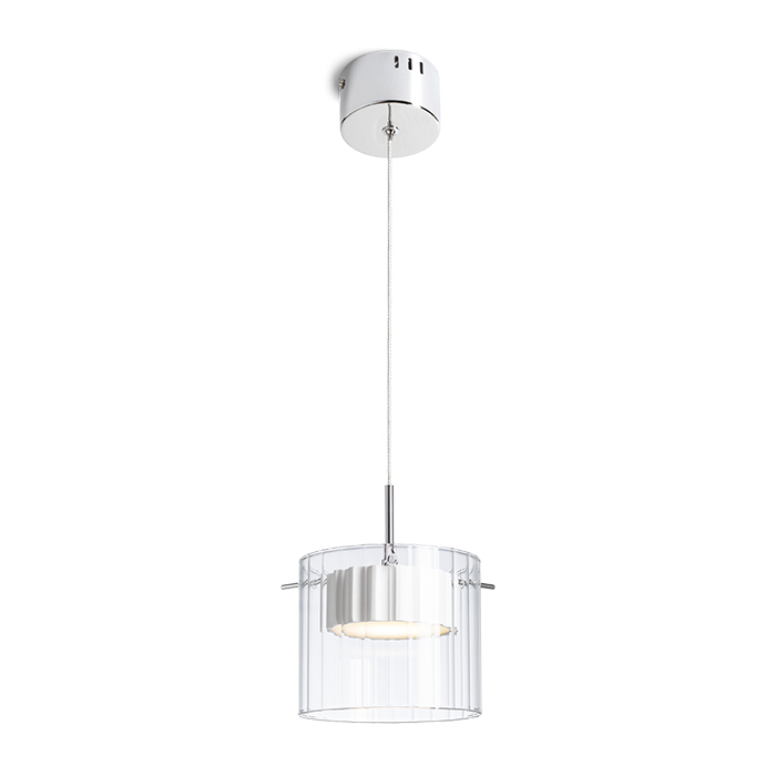 RENDL R11679 ESTRA LED závesné svietidlo, sklenené biela číre sklo