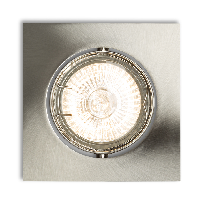 RENDL TOPIC SQ nakláňacia matný nikel 230V LED GU10 8W