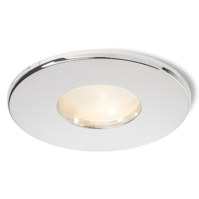 RENDL SPLASH R zápustná chróm 230V LED GU10 8W IP65