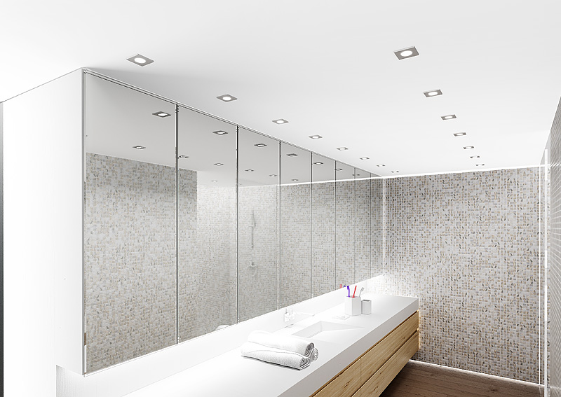 RENDL R11736 SPLASH Outlet svietidiel, IP65 matný nikel