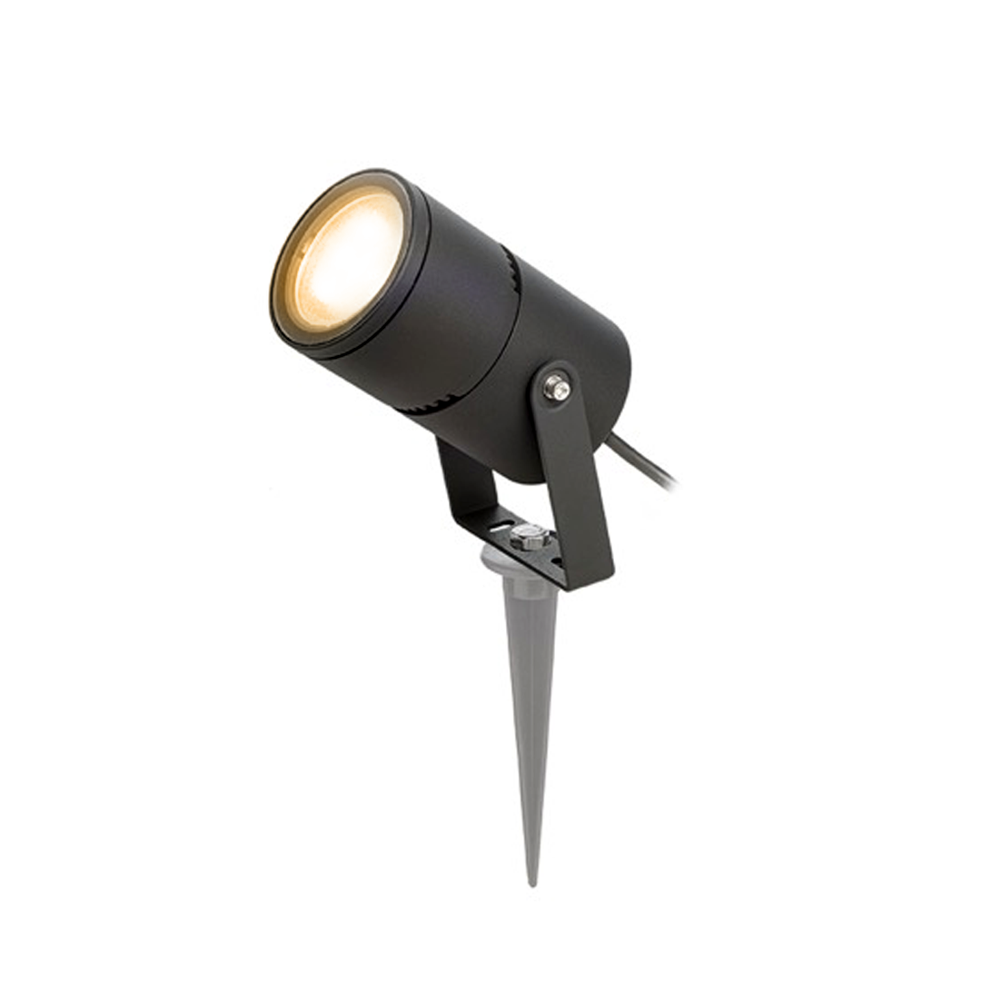 RENDL ROSS venkovní reflektor antracitová 230V LED 9W 8 30° IP65 3000K