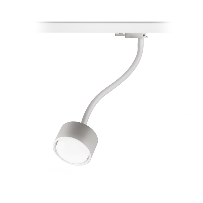 RENDL PIXIE na husom krku, na trojokruh. lištu biela 230V LED GX53 7W