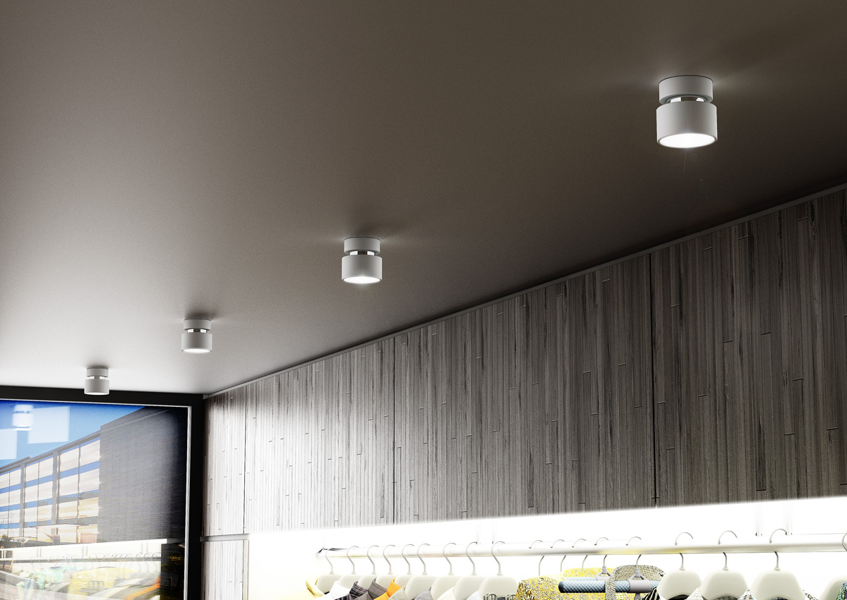 RENDL R11770 PIXIE prisadené svietidlo, downlight biela chróm