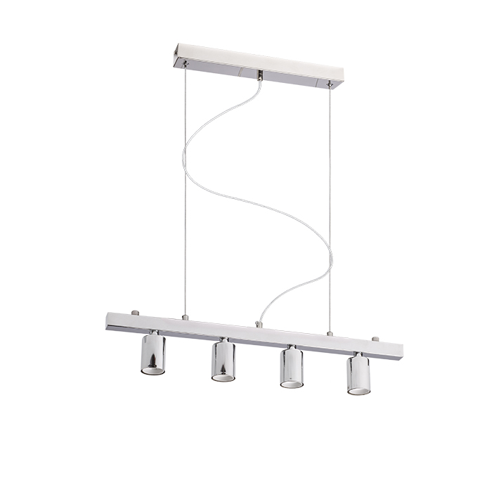 RENDL RALLONG IV závesná základňa chróm 230V LED E27 4x15W