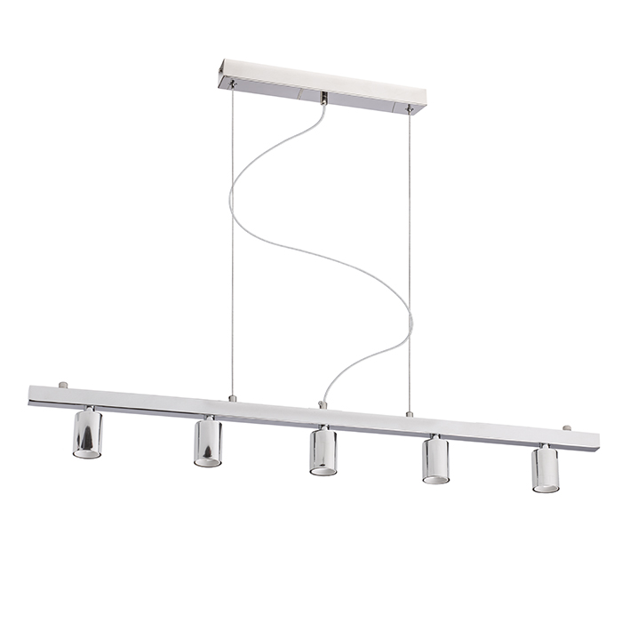 RENDL RALLONG V závesná základňa chróm 230V LED E27 5x15W