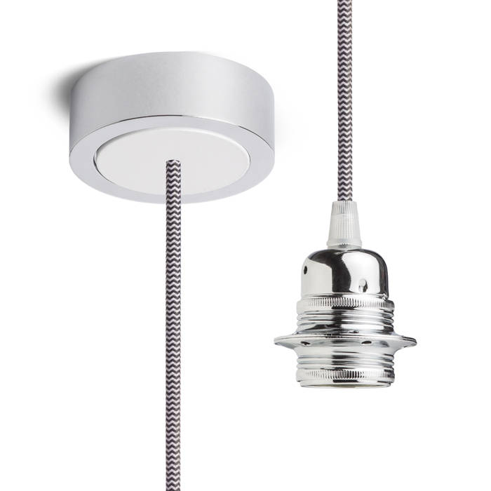 RENDL HEX závesná súprava CHZ+Č/BK+CHO+BK1 230V LED E27 15W
