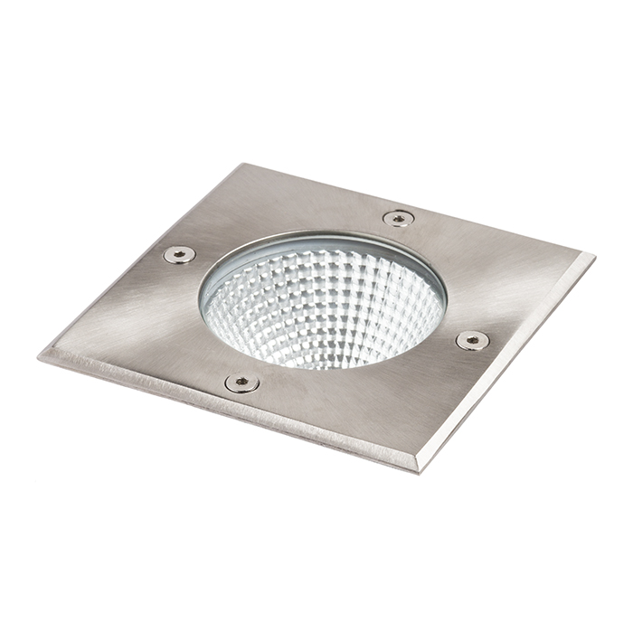 RENDL RIZZ SQ 125 nerezová ocel 230V LED 7W 41° IP67 3000K