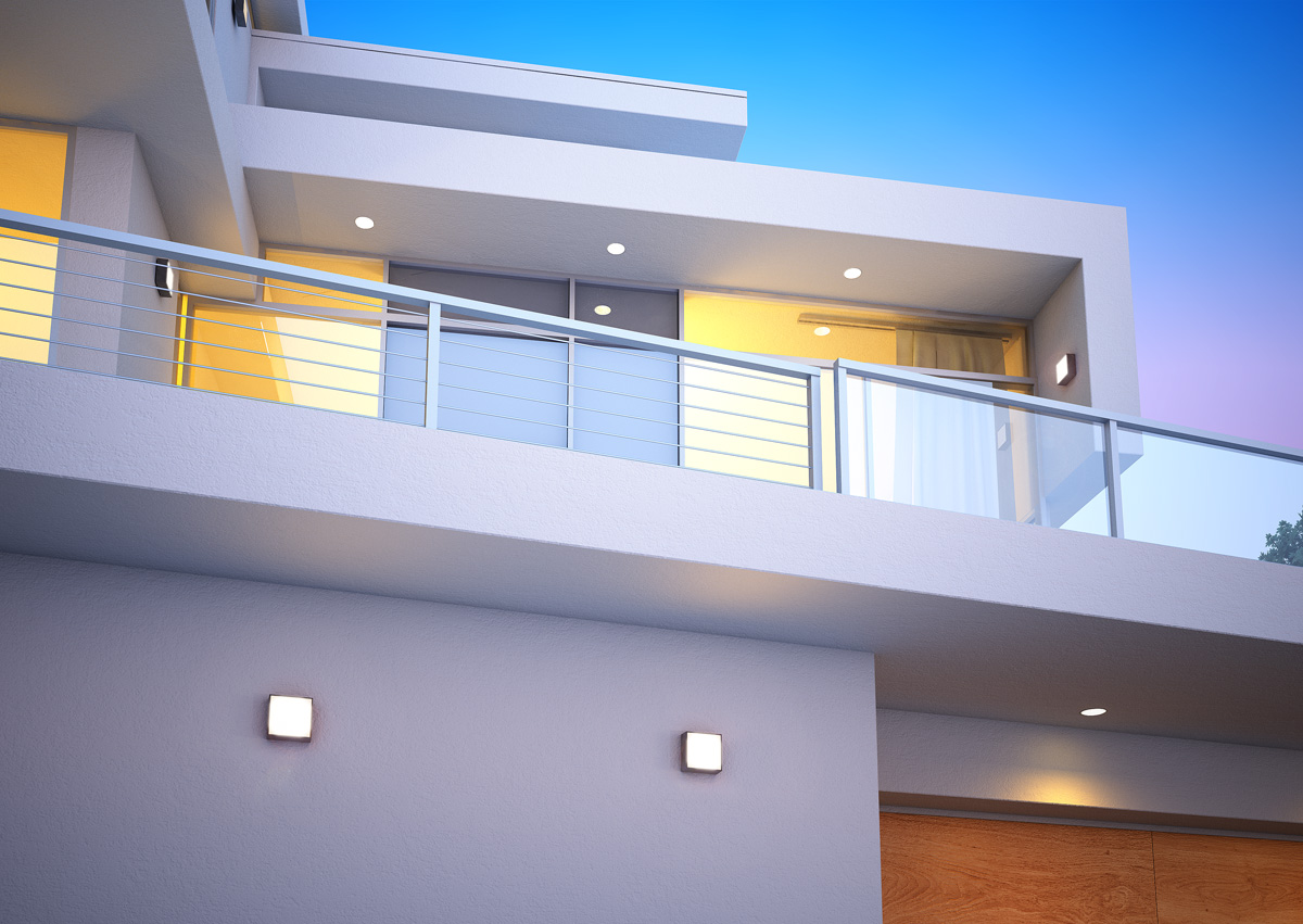 RENDL BONO prisadená antracitová 230V LED 4W IP65 3000K