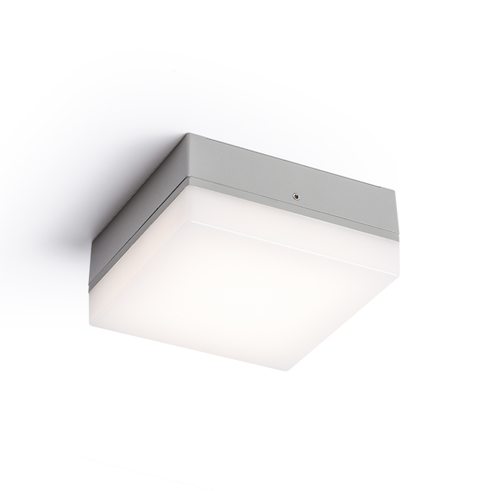 RENDL R11968 SPECTACLE LED vonkajšie svietidlo, stropné IP54 striebrosivá