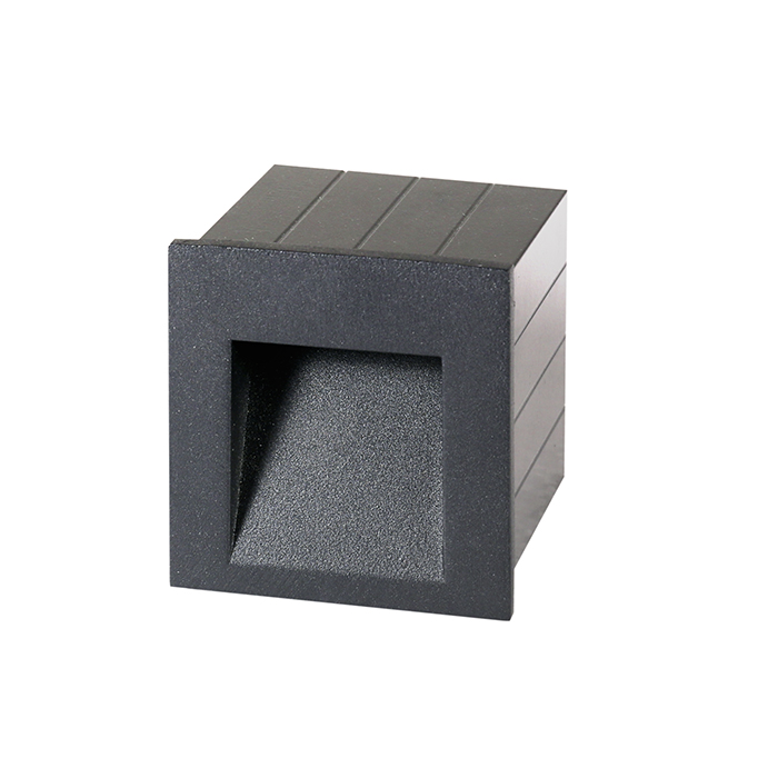 RENDL TESS SQ zápustná antracitová 230V LED 3W IP54 3000K