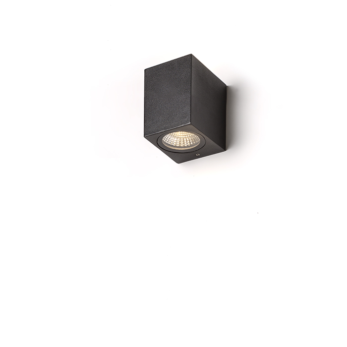 RENDL KUBI I antracitová 230V LED 3W 56° IP54 3000K