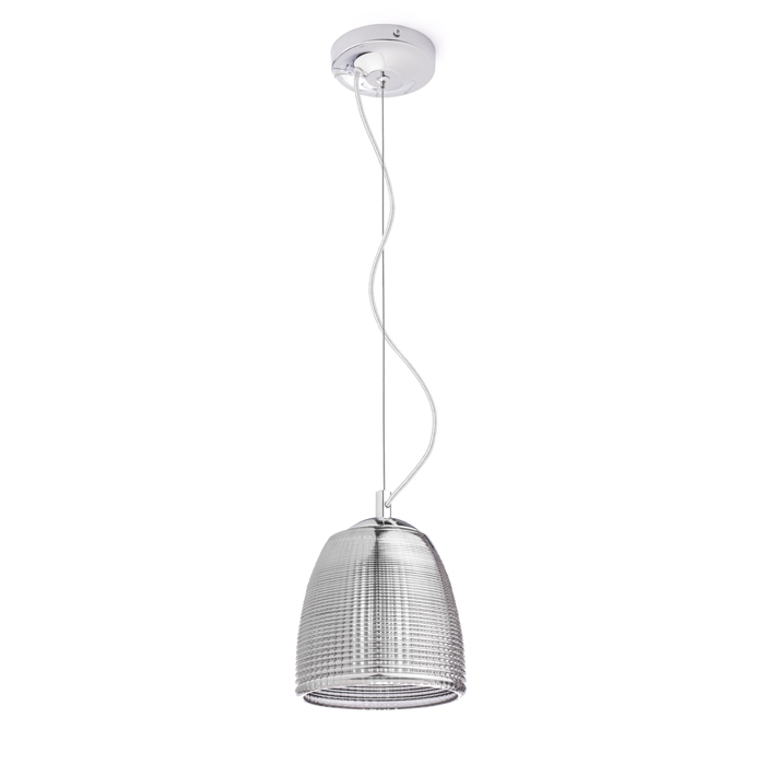 RENDL R12056 AZRIA závesné svietidlo, sklenené dymové sklo