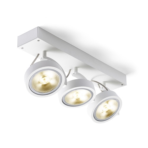 RENDL KELLY III nástenná biela 230V LED G53 3x15W