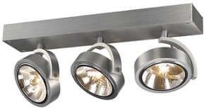 RENDL KELLY III nástenná česaný hliník 230V LED G53 3x15W