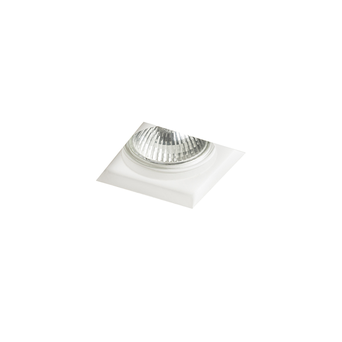 RENDL DANDY SQ zápustná sadrová 230V LED GU10 8W