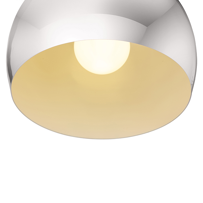 RENDL ASTON 30 závesná chróm 230V LED E27 15W