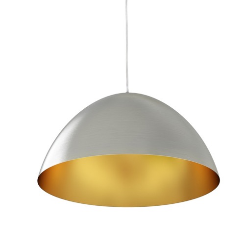 RENDL R12446 MERYLYN Outlet svietidiel, česaný hliník/zlatý lak