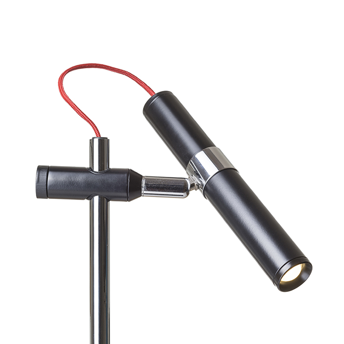 RENDL VIPER TL čierna chróm 230V LED 3W 60° 3000K