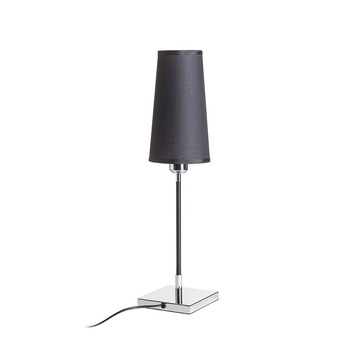 RENDL R12465 LULU stolná lampa, dekoratívne čierna chróm
