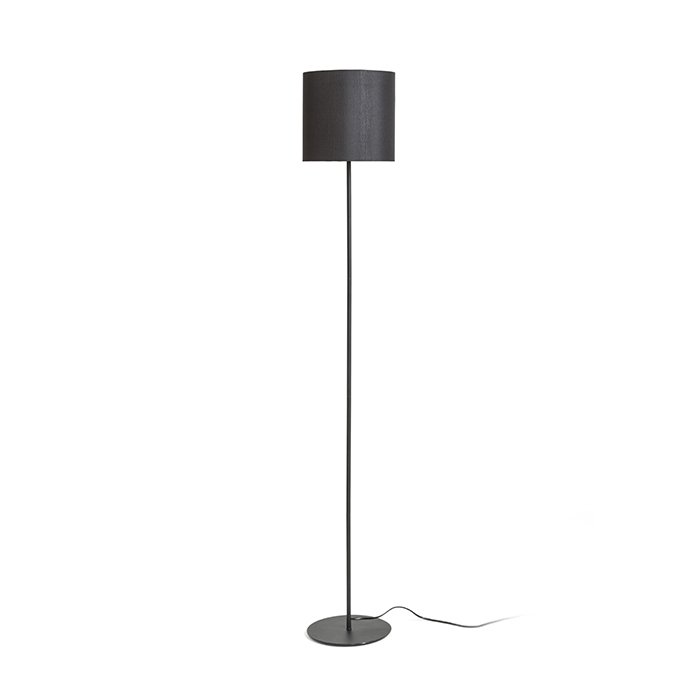 RENDL R12470 ETESIAN stojanová lampa, dekoratívne čierna