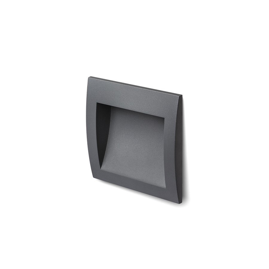 RENDL GORDIQ M zápustná antracitová 230V LED 3W IP65 3000K