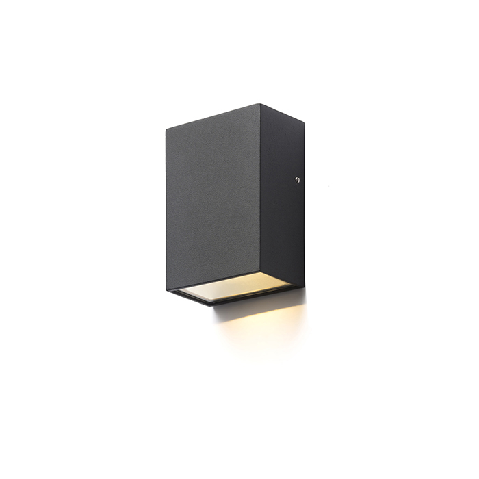 RENDL PEKKO nástenná čierna 230V LED 3W 67° IP54 3000K