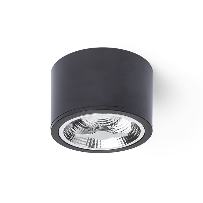 RENDL KELLY LED DIMM stropná čierna 230V LED 15W 45° 3000K