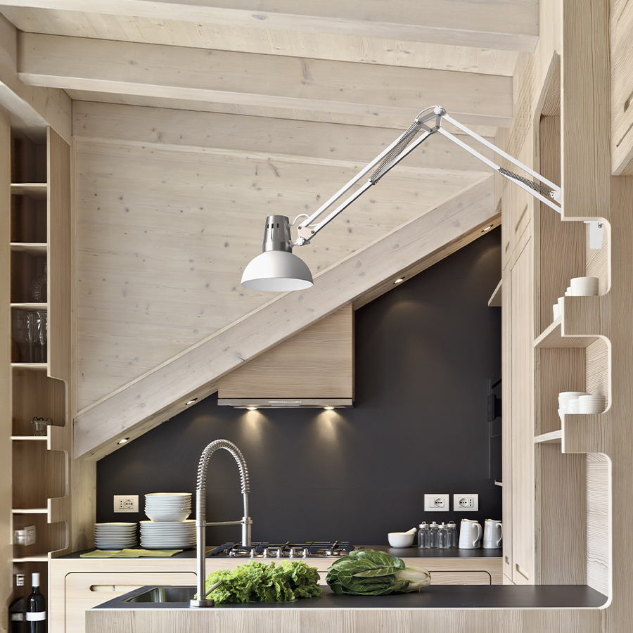 RENDL ANTE nástenná biela matný nikel 230V LED E27 15W